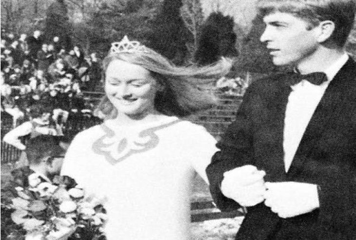 meryl streep el día de su graduación