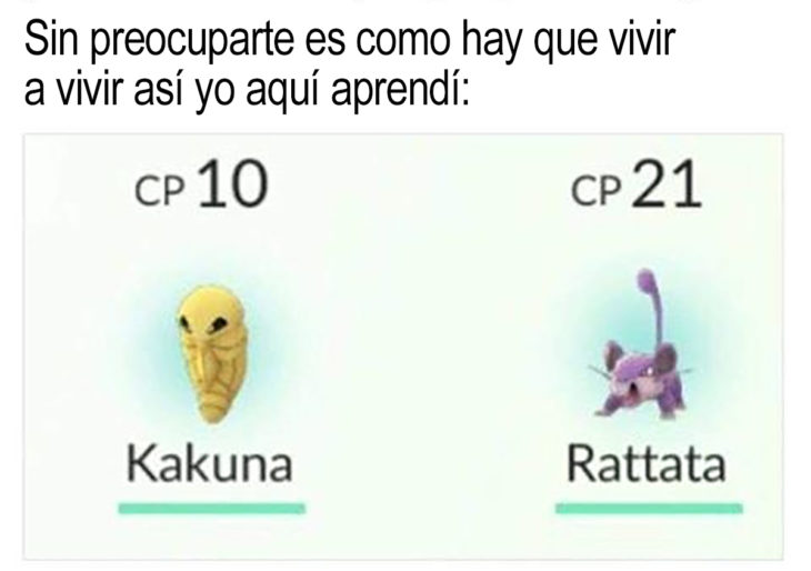 chiste sobre pokemón y hakuna matata