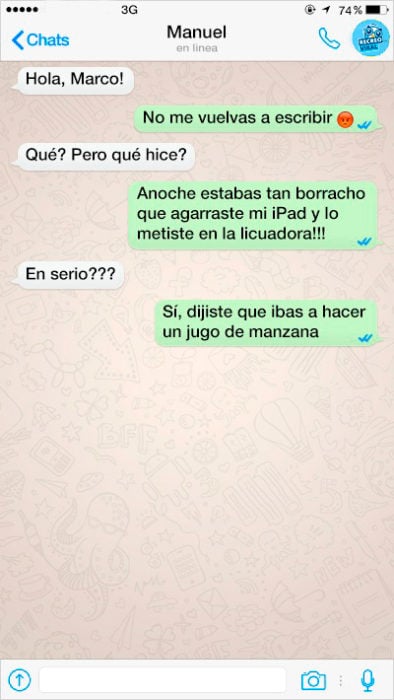 mensajes de texto en whatsapp