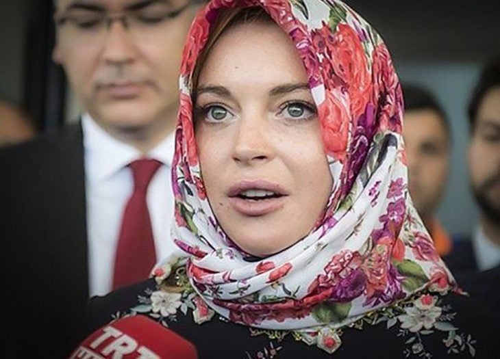 lisday lohan con hiyab