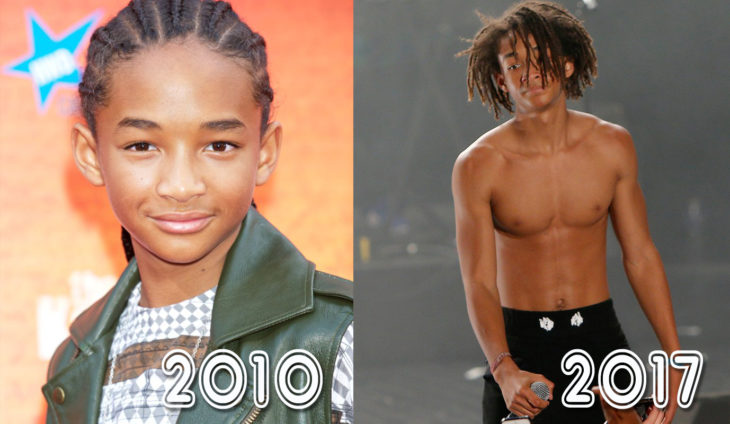 jaden smith 2010 y 2017 