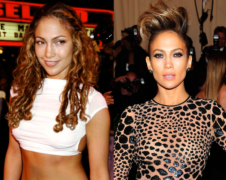 jennifer lopez antes y ahora