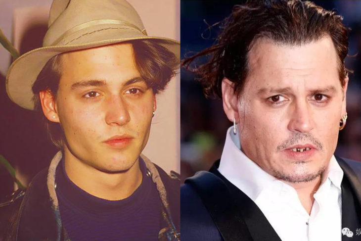 Johnny Depp antes y después