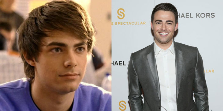 jonathan bennett durante y después de mean girls