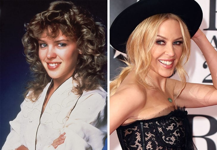 kylie minogue antes y ahora