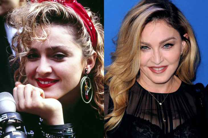 madonna antes y ahora