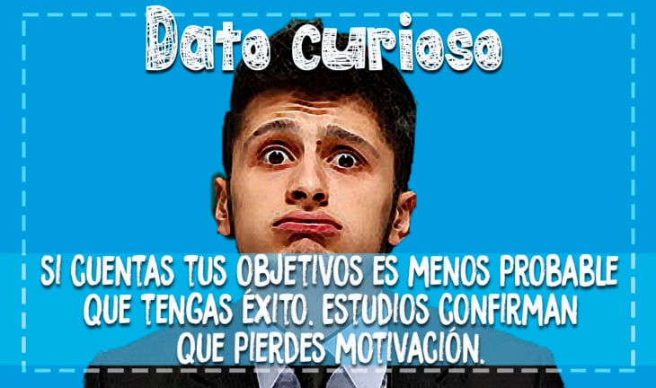 dato curiosos sobre contar tus objetivos