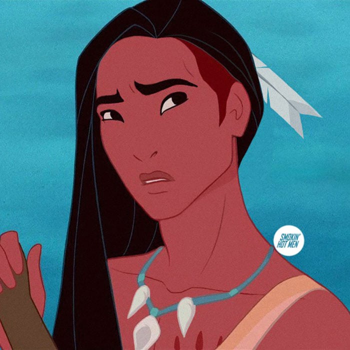 pocahontas si fuera niño