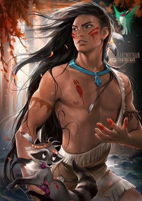 pocahontas hombre