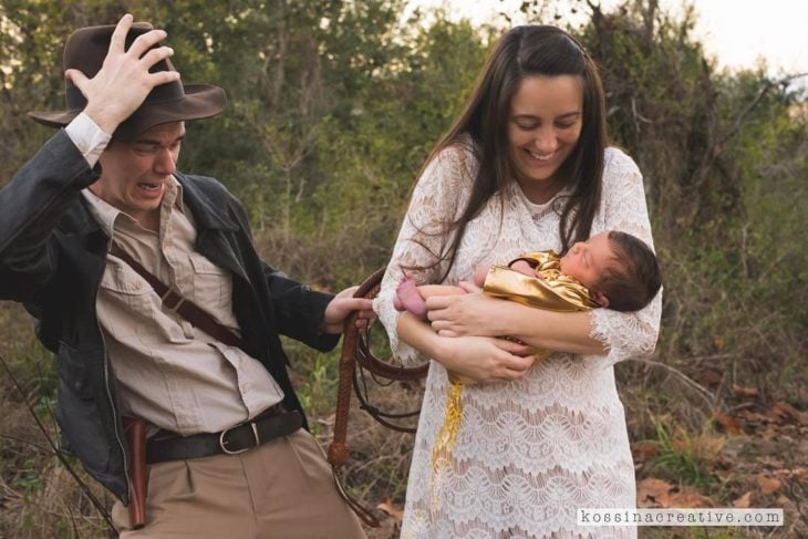 niña se hace popó en su sesión de fotos