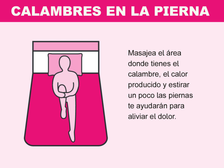 Cómo solucionar problemas en la cama - calambres