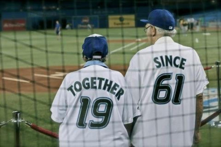 Playeras graciosos pareja mayor "JUNTOS DESDE"