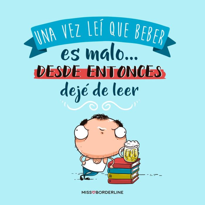 ilustraciones leí que beber era malo