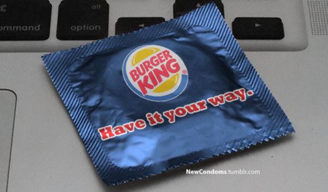 burger king Condones Marca Logos 