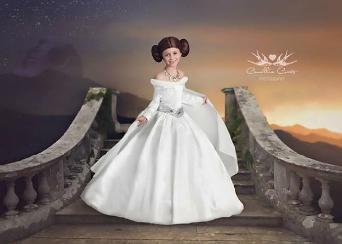 Cosplay Photoshop Disney Niña leia princesa