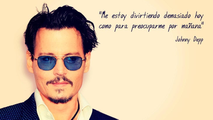 Frase Johnny Depp, me estoy divirtiendo