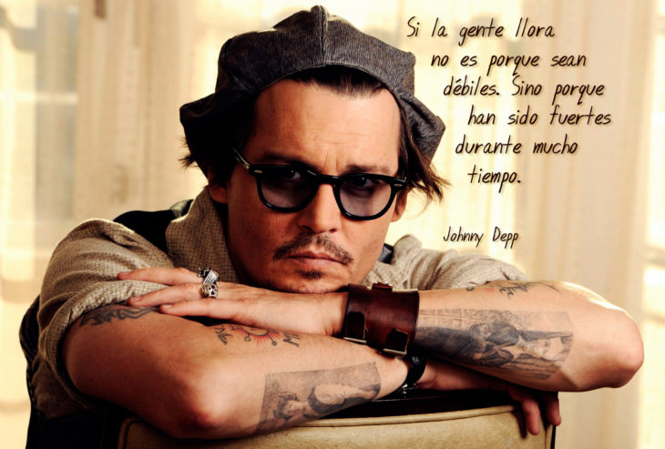 Frases Johnny Depp, llorar