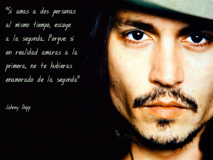 Frases Johnny Depp, amar a dos