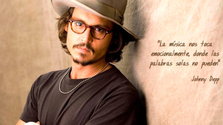 Frase Johnny Depp, música