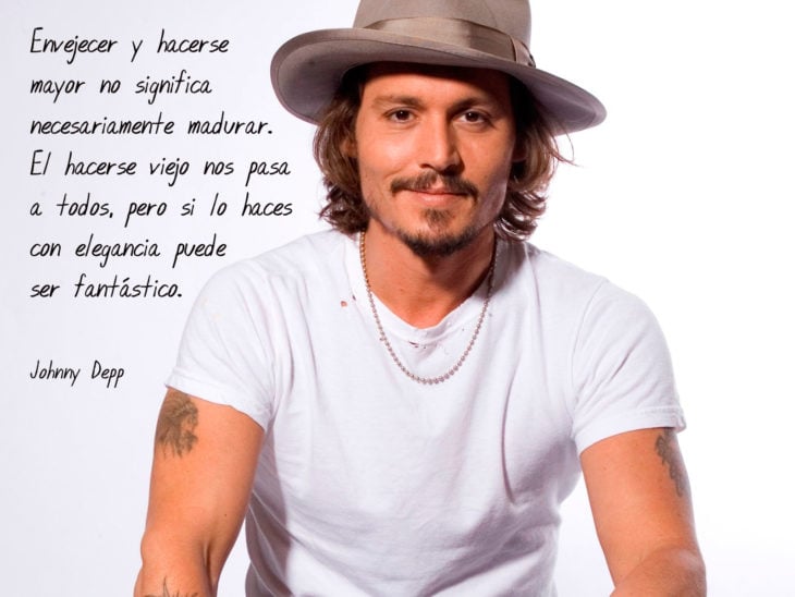 Frases Johnny Depp, madurar