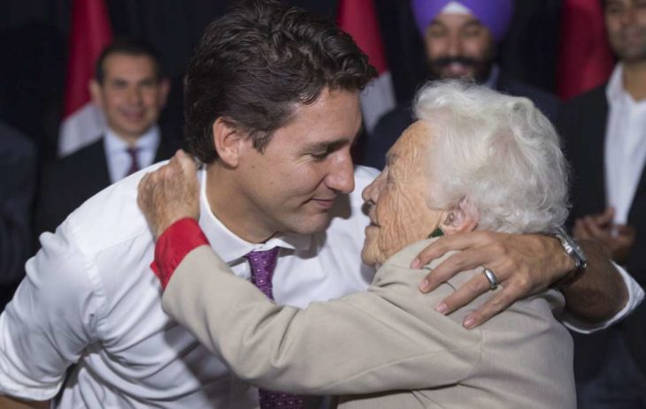 abuelita y justin trudeau