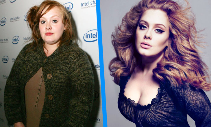 adele antes y después 