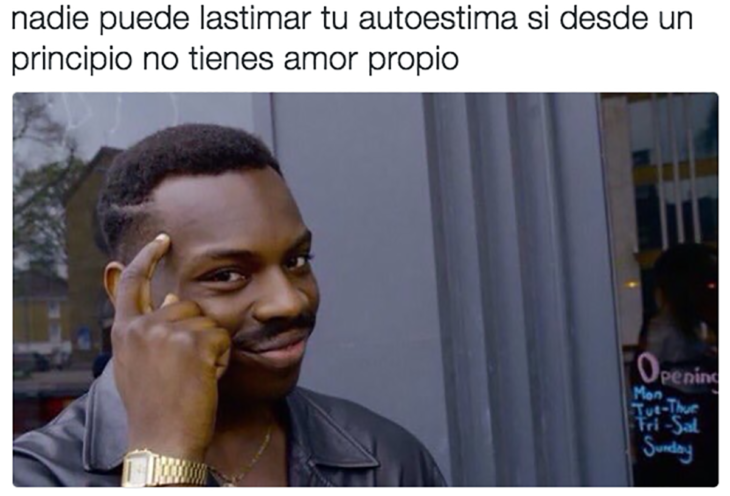 meme de Kayode sobre autoestima