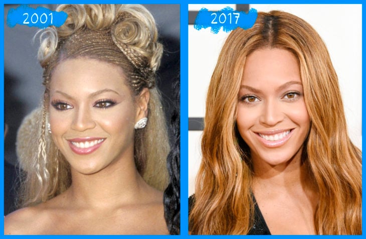 beyonce antes y después