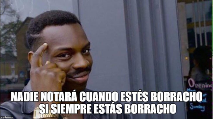 meme de Kayode sobre estar borracho