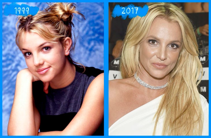 britney spears antes y después