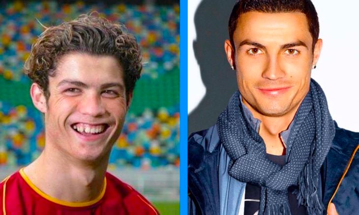 cristiano ronaldo antes y después