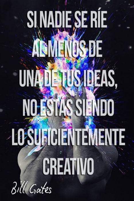 frase de Bill Gates sobre creatividad