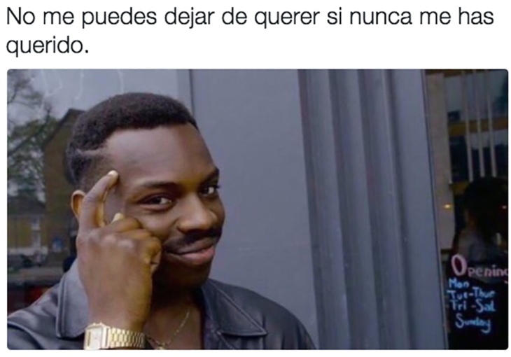 meme de Kayode sobre dejar de querer