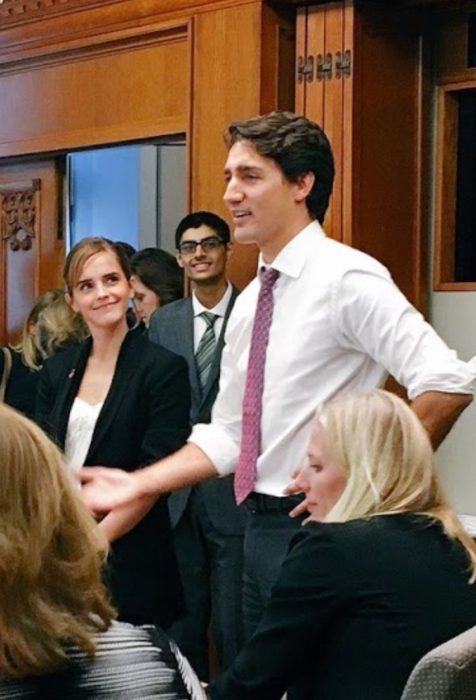 emma watson y justin trudeau