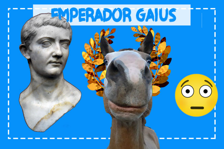 emperador gaius y su caballo