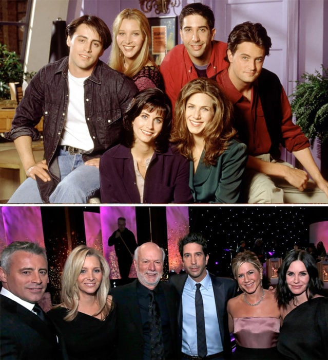 actores de friends 1994 vs 2016