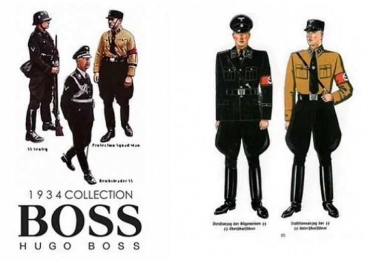 uniformes nazis hugo boss