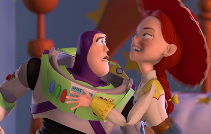 jessie y buzz de toy story