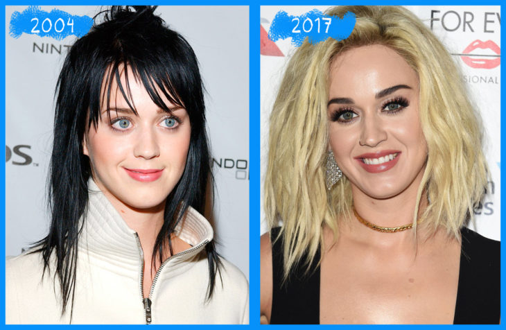 katy perry antes y después