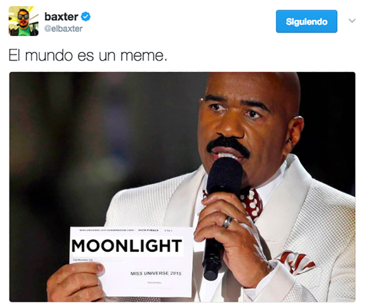 meme steve harvey la la land