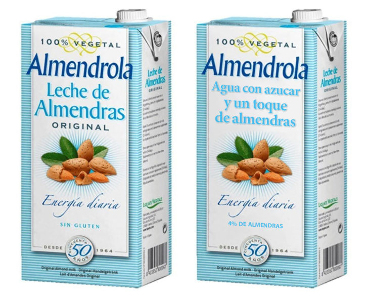 leche de almendras