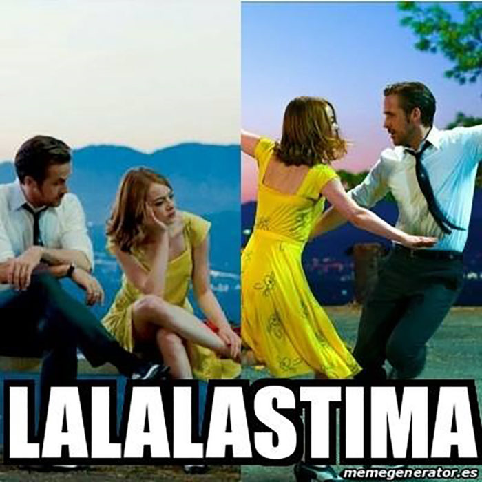 meme de la la land