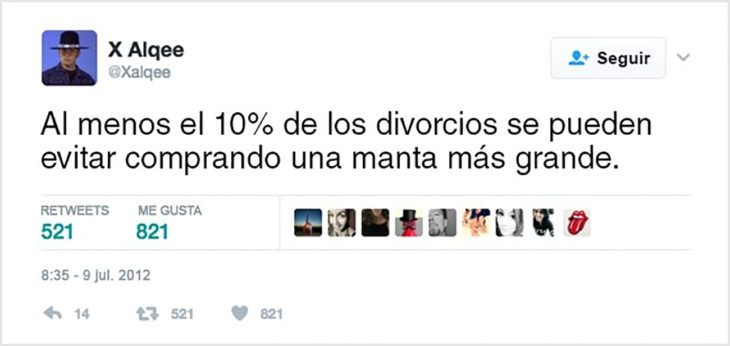 tuit gracioso sobre divorcio 