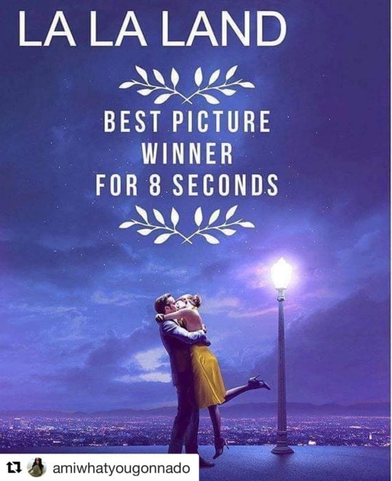 la la land mejor película por 8 segundos