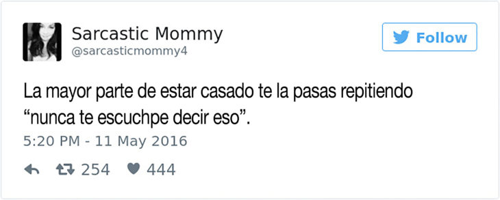 tuit sobre la vida de casado