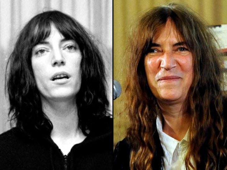 antes y después de Patti Smith