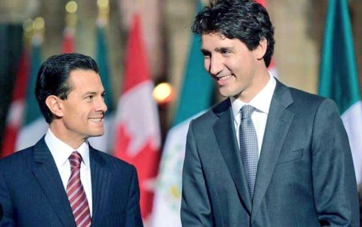 peña nieto y justin trudeau