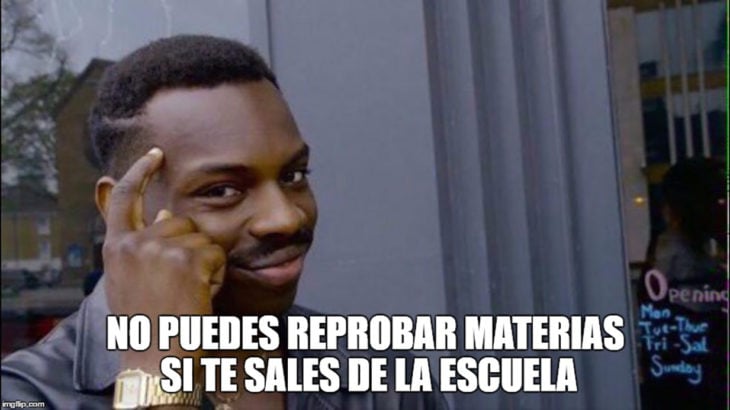 meme de Kayode sobre reprobar materias