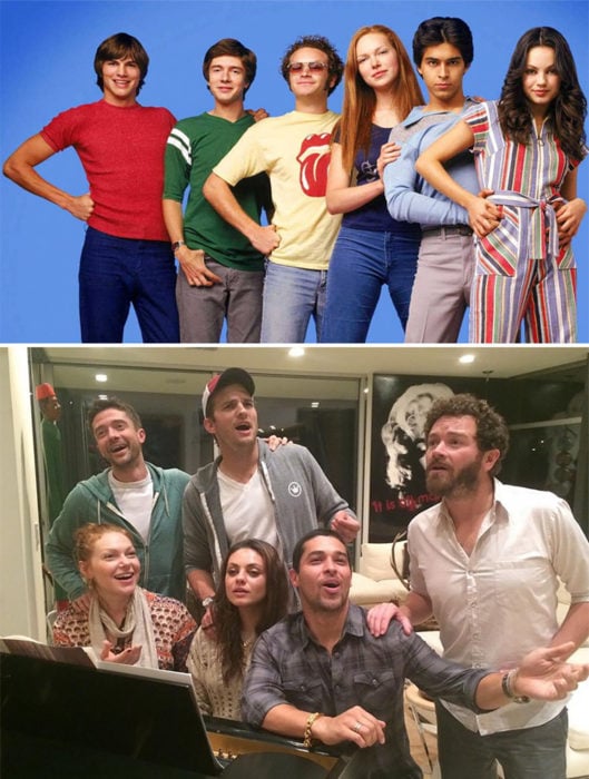 actores de that 70's show 1998 vs 2013