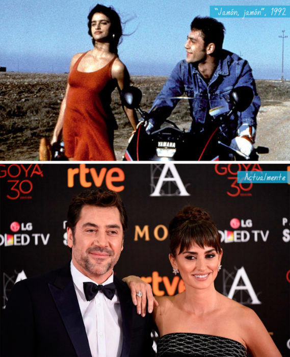 penelope y javier antes y ahora